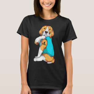 Beagle I Love Mum Apparel Dog Mum Gifts Womens T-Shirt
