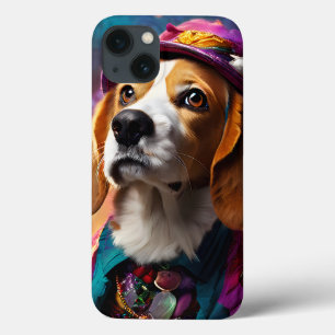  Beagle in a Pink Hat  iPhone 13 Case