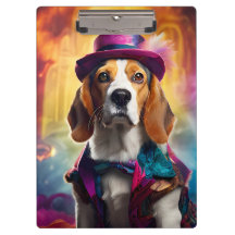 Beagle in Vibrant Costume