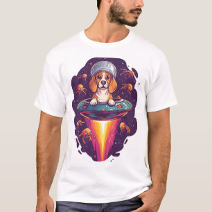Beagle � Intergalactic Dog Encounter T-Shirt