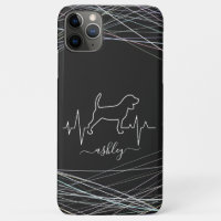 Beagle is Heartbeat Cool Minimal Dog Love