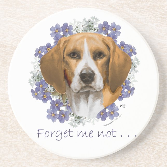 Beagle Keepsake Coaster (Front)