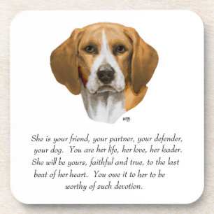 Beagle Keepsake Coaster