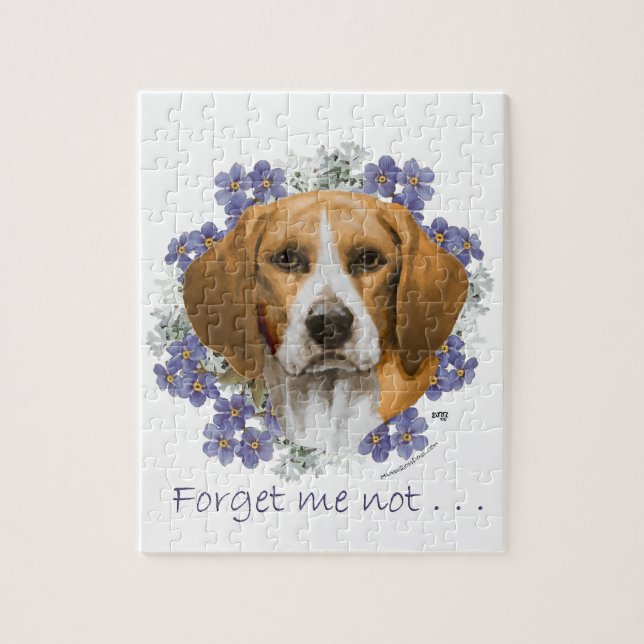 Beagle Keepsake Jigsaw Puzzle (Vertical)