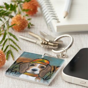 Beagle key ring