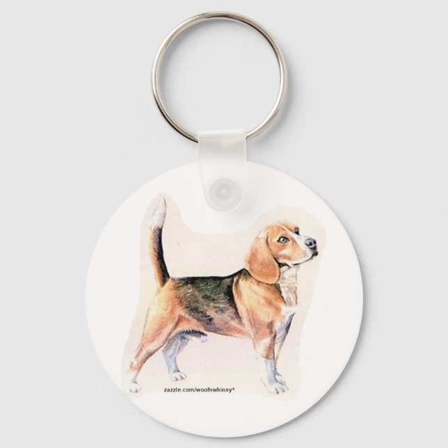 Beagle Key Ring (Front)