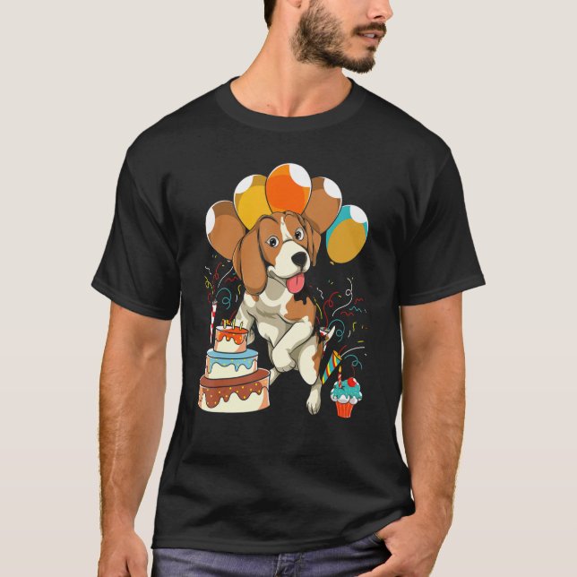 Beagle  Kids Birthday Party Cute Pet Animal Dog Be T-Shirt (Front)