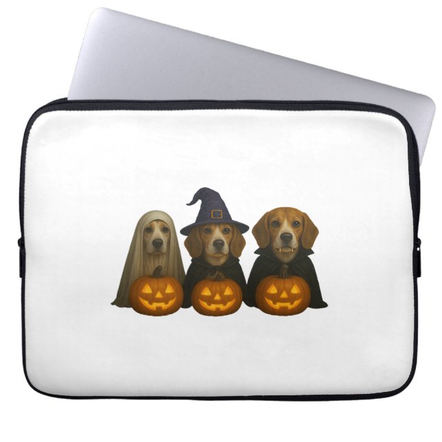 Beagle       laptop sleeve (Front)