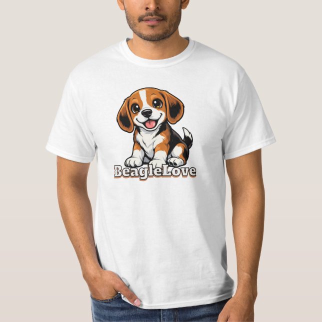 Beagle Love | Dog Lovers T-Shirt (Front)