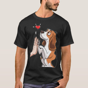 Beagle Love Heart Dog Paw Companionship Animals T-Shirt