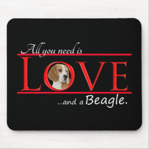 Beagle Love Mousepad