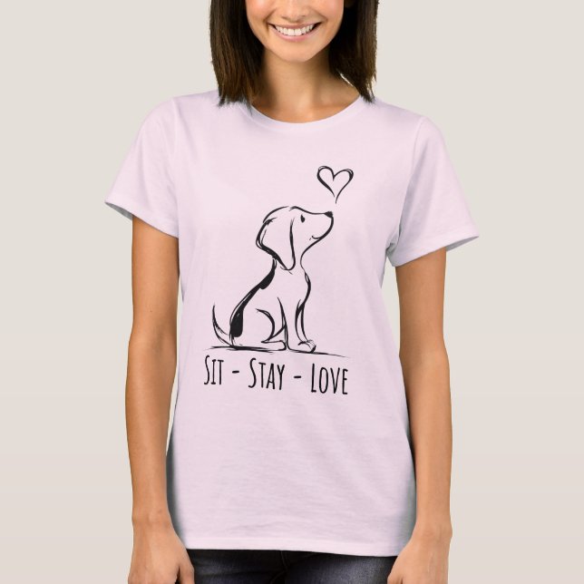 Beagle Love T-Shirt (Front)