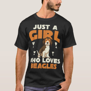 Beagle Lover Dog Owner Girls Women Cute Animal Pet T-Shirt