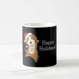 Beagle Merry Christmas Winter Animals Dog Coffee M Mug