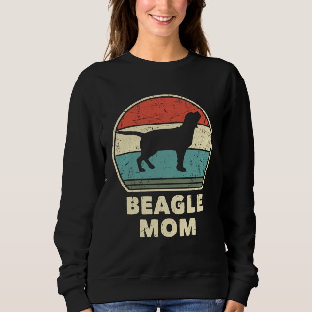 Beagle Mom Dog  Women   Beagle Mama Sweatshirt (Front)