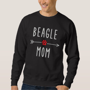 Beagle Mom Womens Beagle Dog Mom Sweatshirt