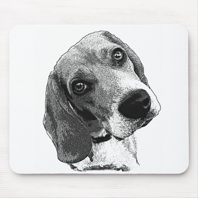 Beagle Mouse Pad (Front)