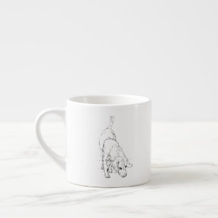 Beagle Mug – Hand Drawn Ink Dog Coffee Mug