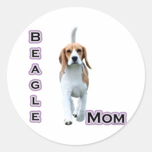Beagle Mum 4 - Sticker