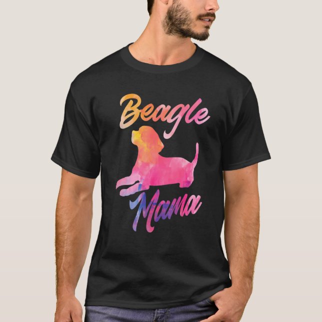 Beagle Mum Beagle Mama  Beagle T-Shirt (Front)