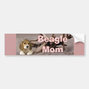 Beagle Mum Bumper Sticker