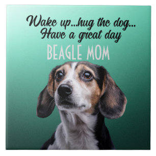Beagle Mum Ceramic Tile
