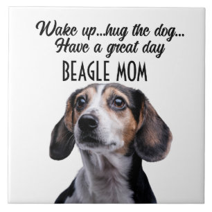 Beagle Mum Ceramic Tile