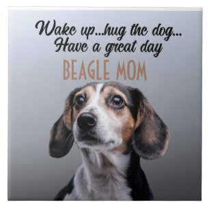 Beagle Mum Ceramic Tile
