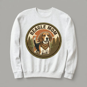 Beagle Mum Crewneck Beagle Dog Mum Gift For Her Sweatshirt
