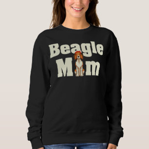 Beagle Mum Dog Owner Women Cute Animal Pet Mummy B Sweatshirt