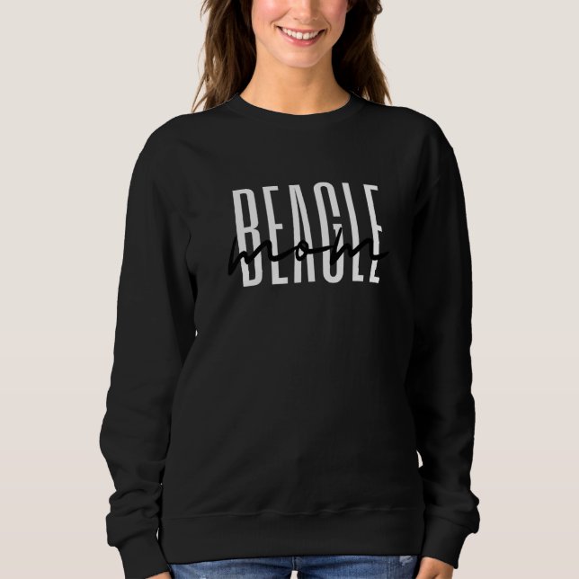 Beagle Mum Fur Mama Dog Sweatshirt (Front)
