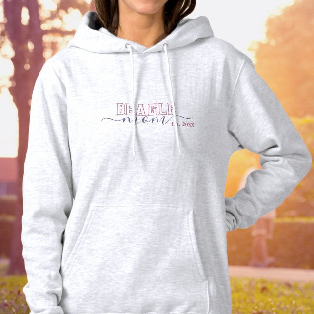 Beagle Mum Varsity Script Established Hoodie (Creator Uploaded)