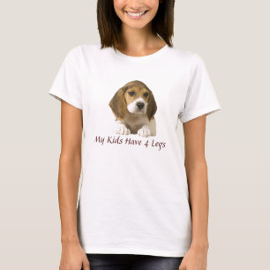 Beagle My Kids Have 4 Legs T-Shirt