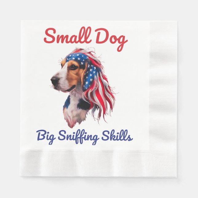 Beagle Napkin (Front)