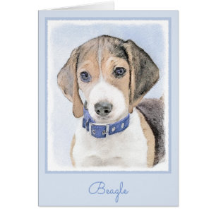 Beagle Painting - Cute Original Dog Art