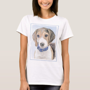 Beagle Painting - Cute Original Dog Art T-Shirt