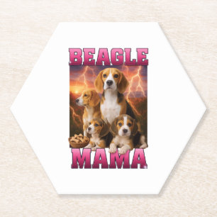 Beagle paper coaster