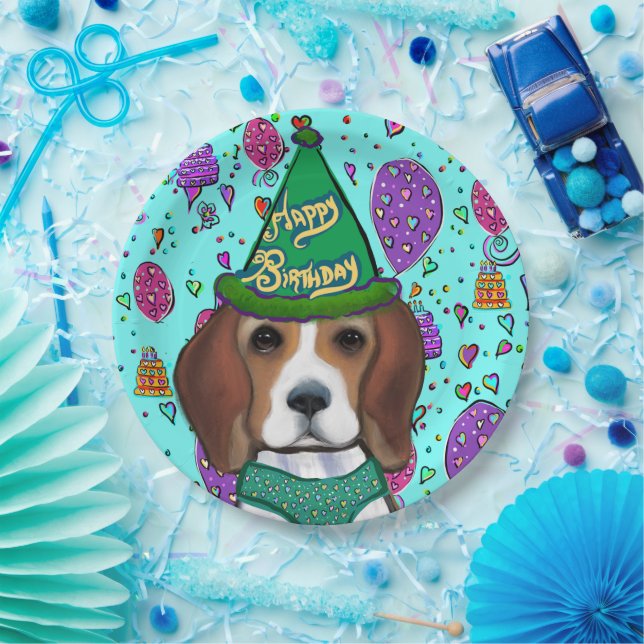 BEAGLE  PAPER PLATE (Party)