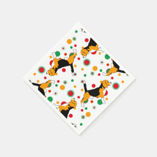 Beagle Pattern Napkin