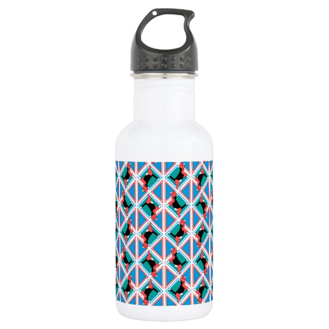 Beagle Pattern Quattrodog 532 Ml Water Bottle (Front)