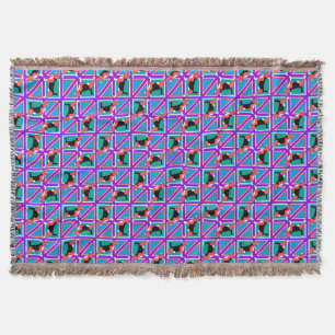 Beagle pattern throw blanket