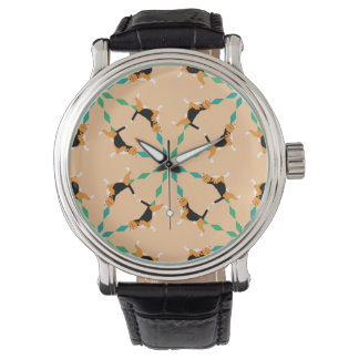 Beagle pattern watch