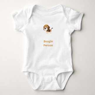 Beagle Person - Beagle Baby Bodysuit