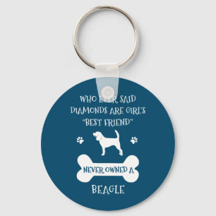 Beagle Pet Dog Best Friend Keychain