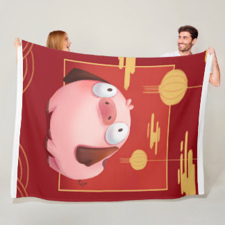 Beagle Pig_Pig Lover Fleece Blanket