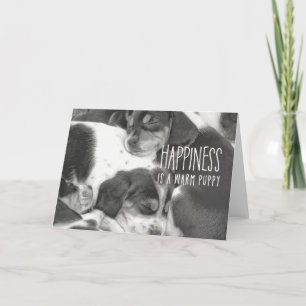 BEAGLE PILE Greeting Card