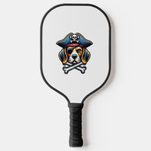 Beagle Pirate Costume Skull Crossbones Dog Lovers Pickleball Paddle