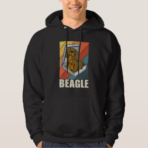 Beagle Pizza Walk Dog Owner Puppy 16 Hoodie