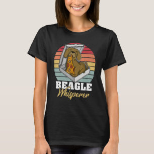 Beagle Pizza Walk Dog Owner Puppy 19 T-Shirt