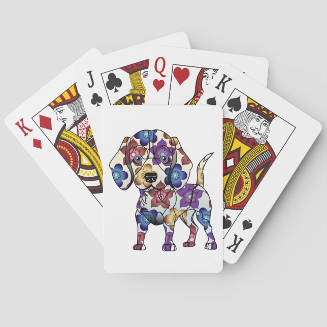 Beagle Playing Cards (Back)